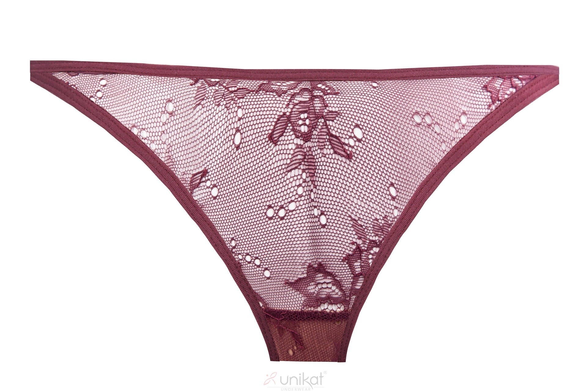 Unikat Caro Sheer Mesh Lace Thong Panty — view 3