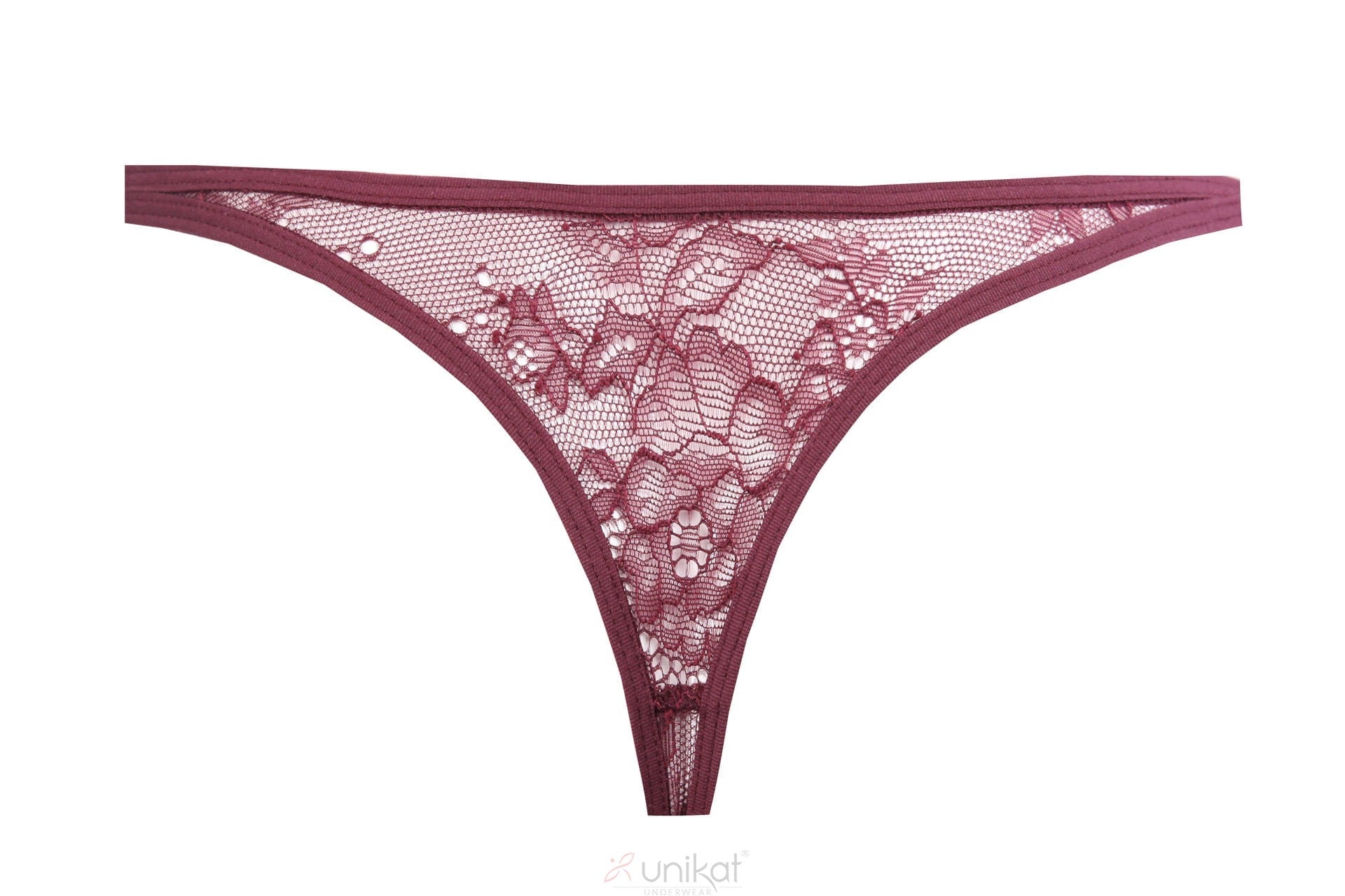Unikat Caro Sheer Mesh Lace Thong Panty — view 4
