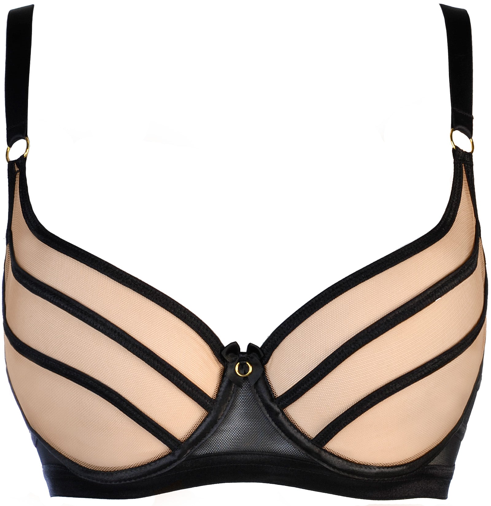 Axami Impression Soft Sheer Mesh Balconette Bra — view 5