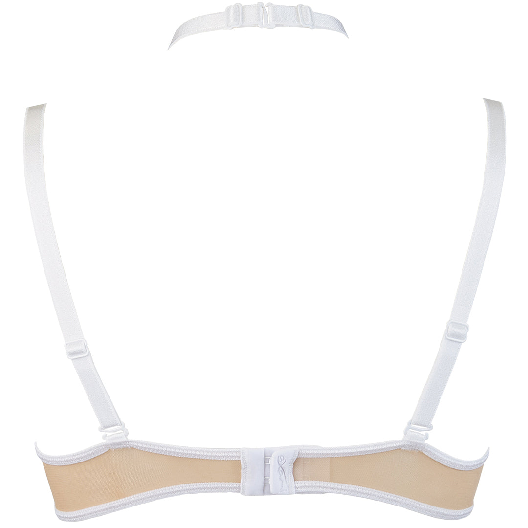 Axami Naughty in Nude White Open Cup Shelf Bra — view 7