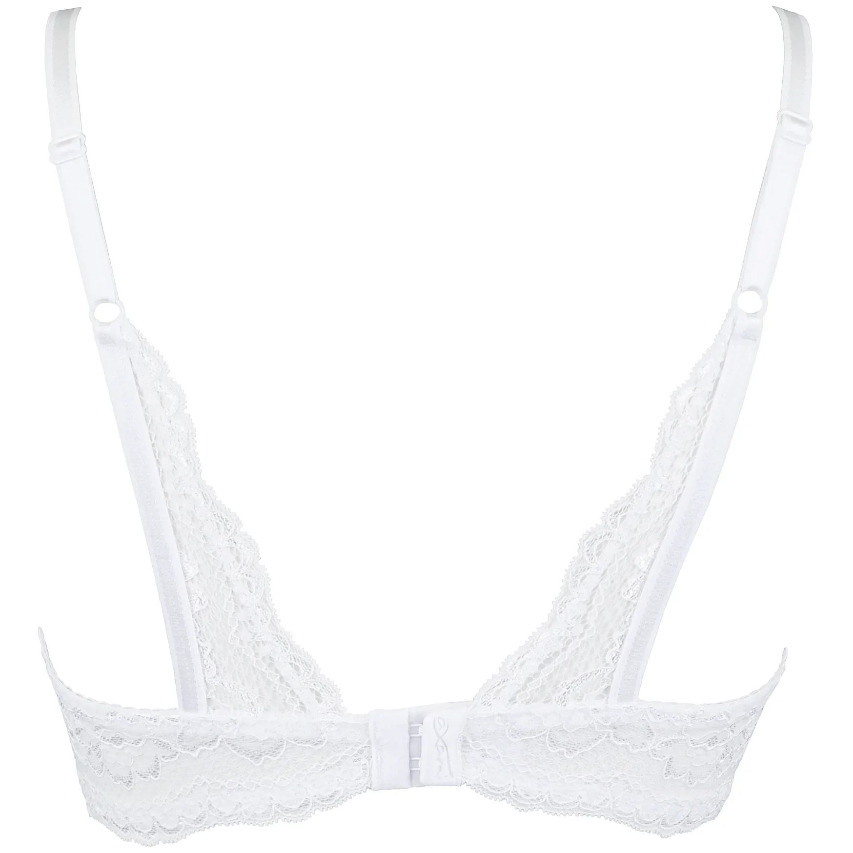 Axami Love Cave White Open Cup Lace Bra — view 6