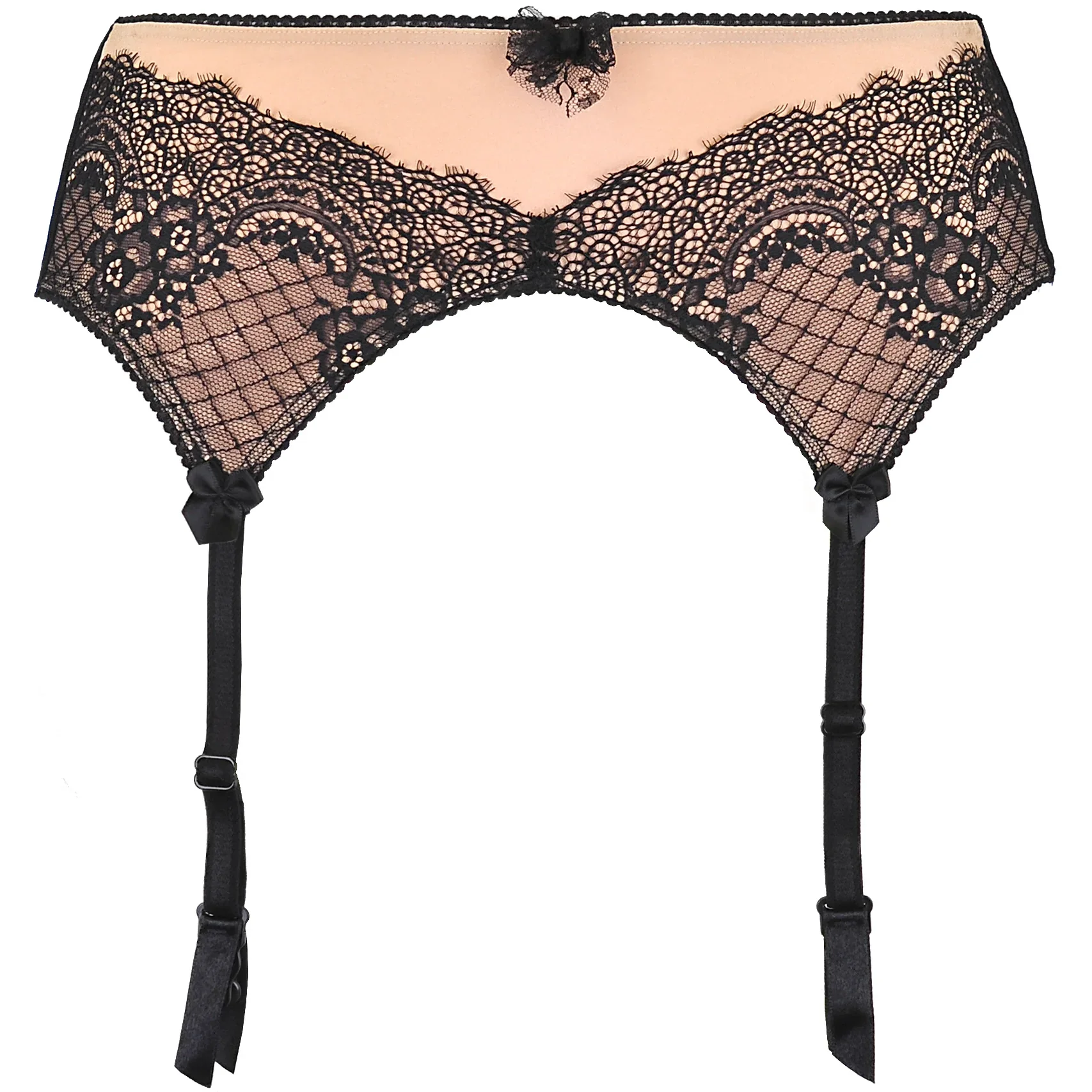 Axami Peep Show Soft Lace Garter Belt Axami — view 3
