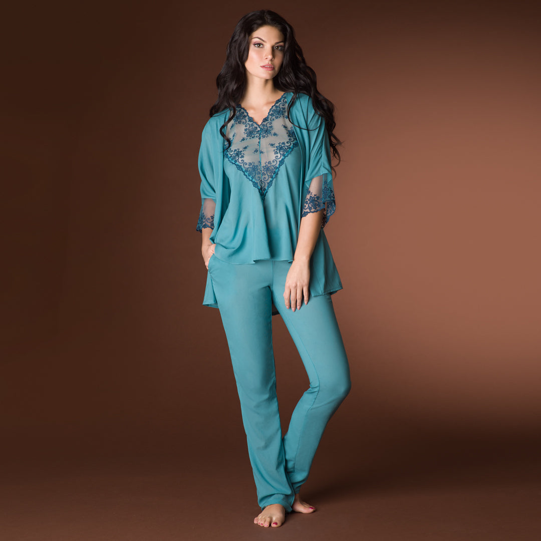 Sheer Lace Pajama Top Vova Lingerie Cosima — view 4