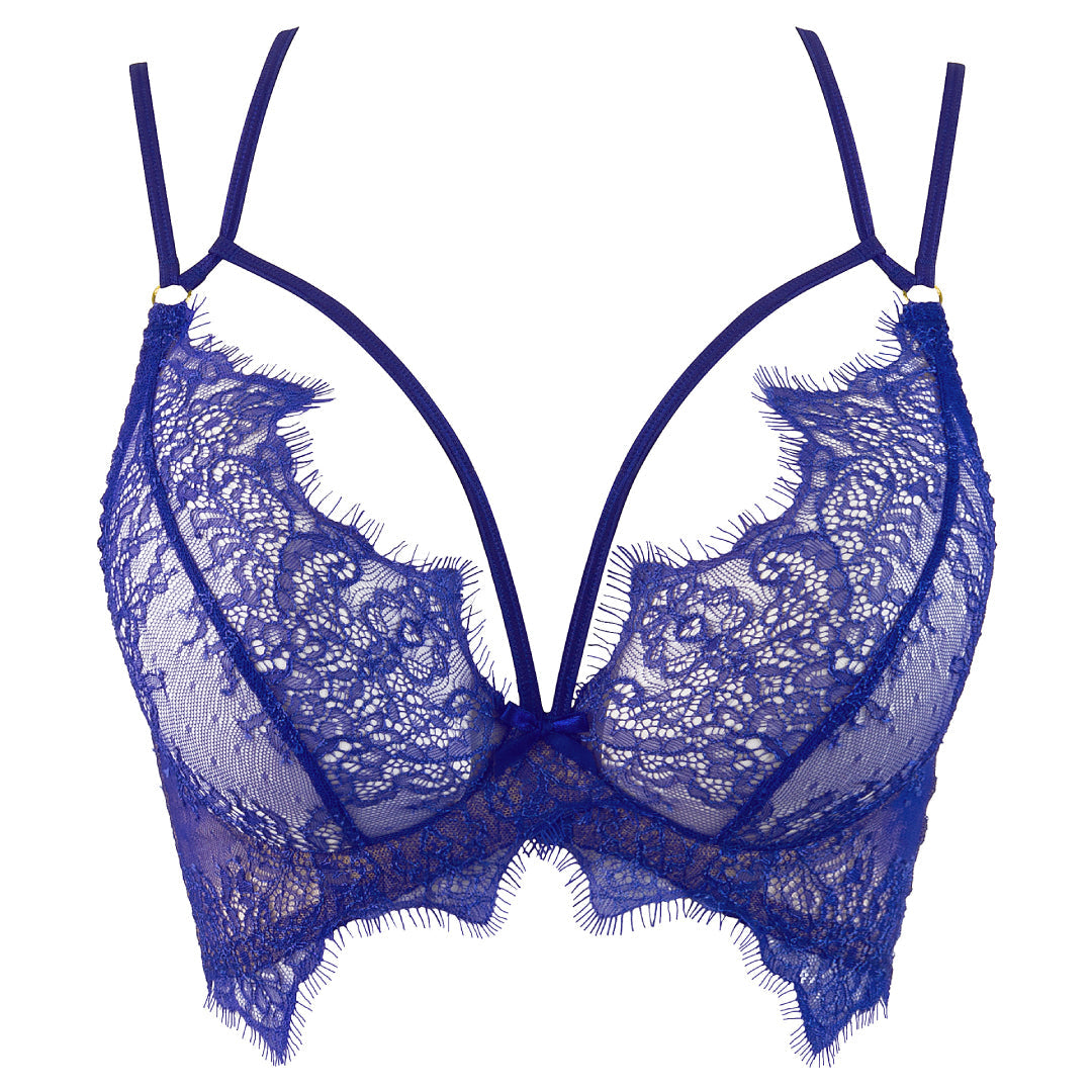 Axami Summer Love Sheer Lace Longline Bra — view 3
