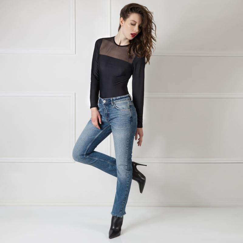 Amoralle Be Daring Long Sleeve Bodysuit — view 4
