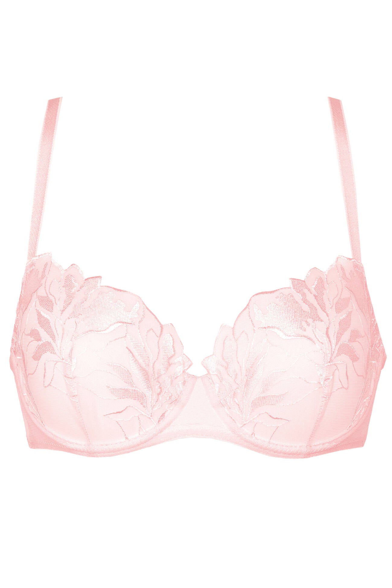 Gorteks Coco Pink Transparent Demi Underwire Bra — view 4