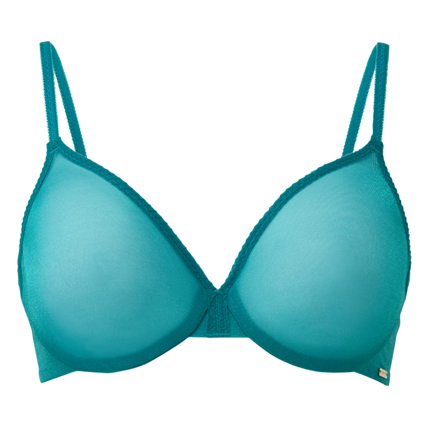 Gossard Glossies Emerald Sheer Molded Bra — view 3