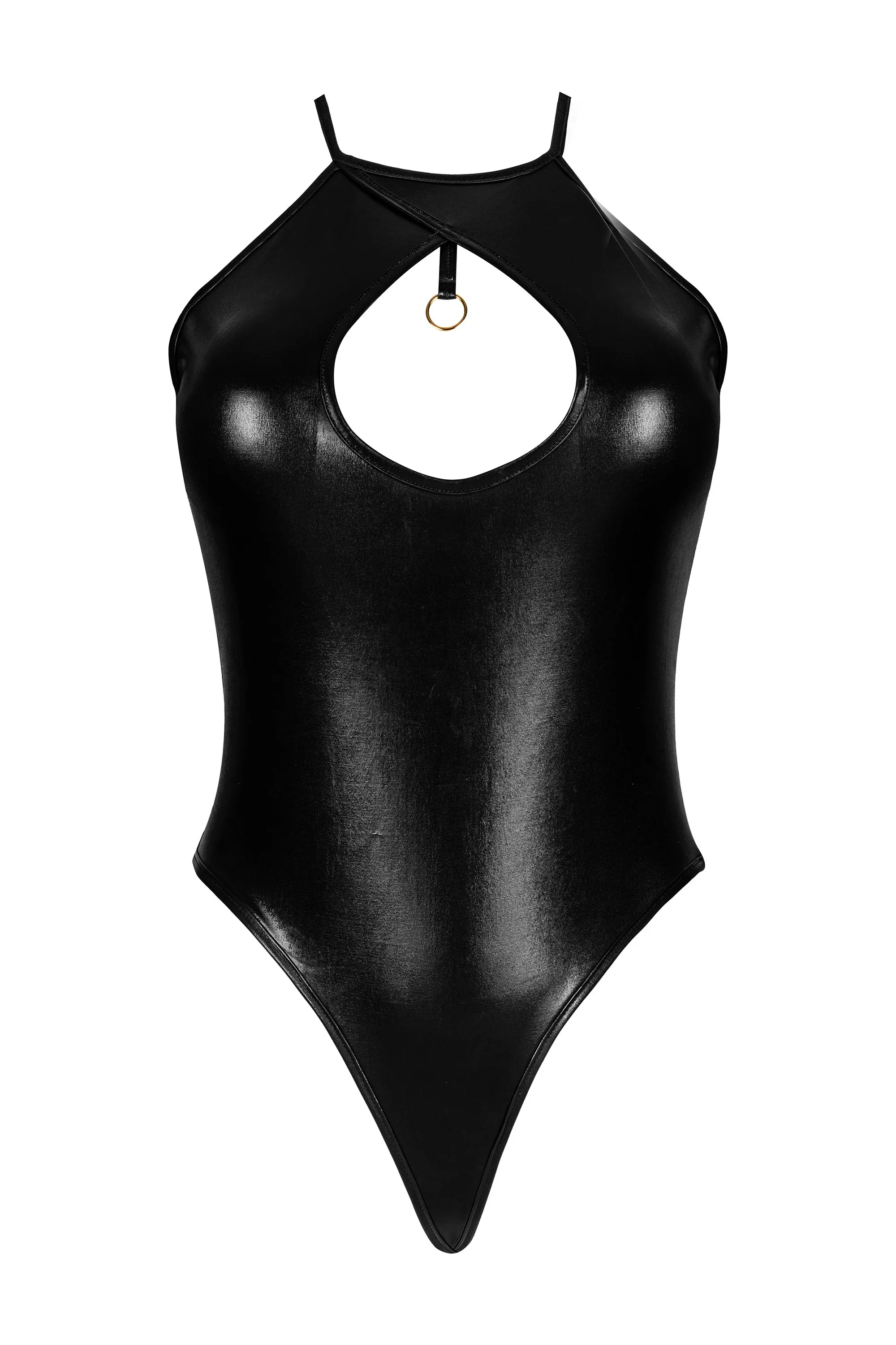 Beauty Night Dark Magnet Glossy Wetlook Bodysuit — view 6