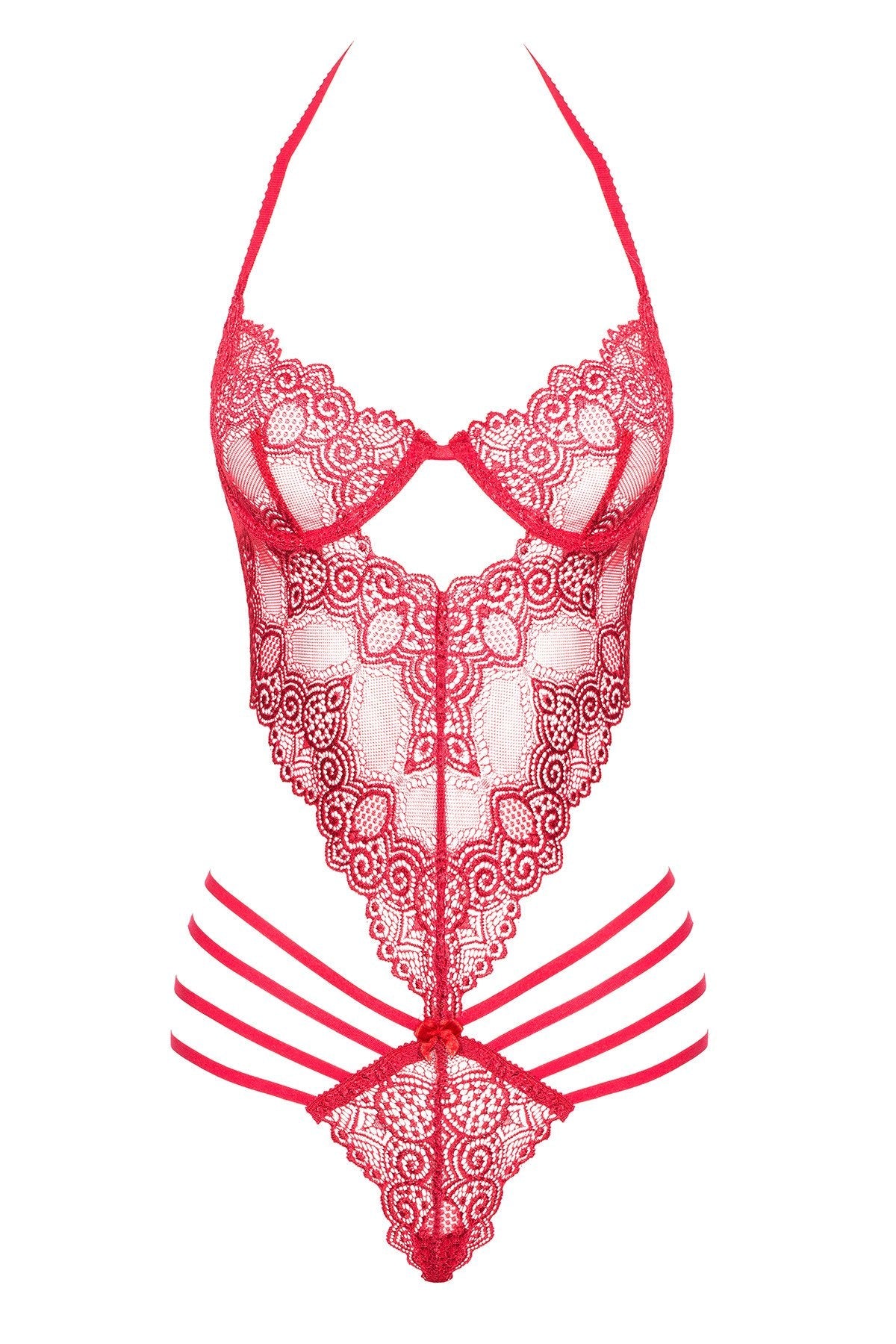 Beauty Night Denver Strappy Lace Teddy — view 3