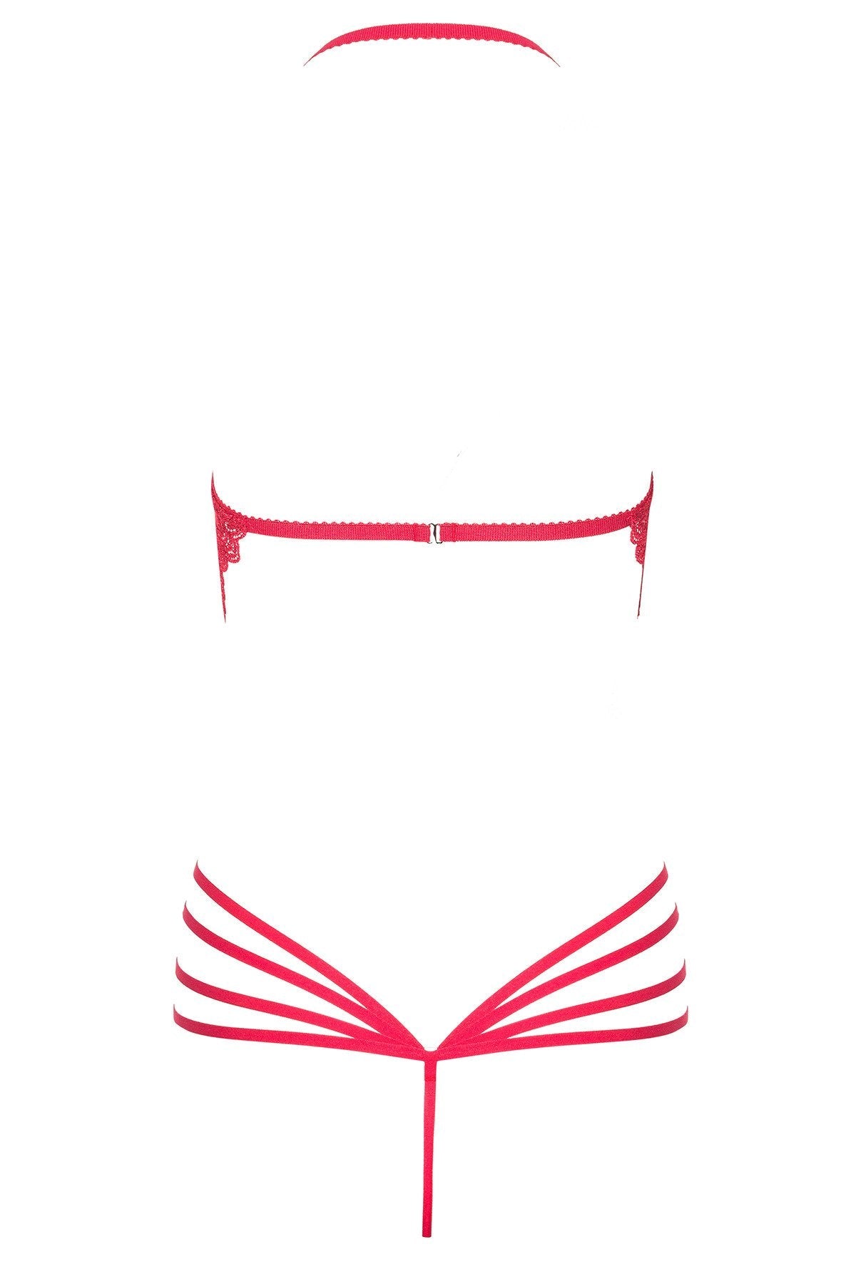 Beauty Night Denver Strappy Lace Teddy — view 4