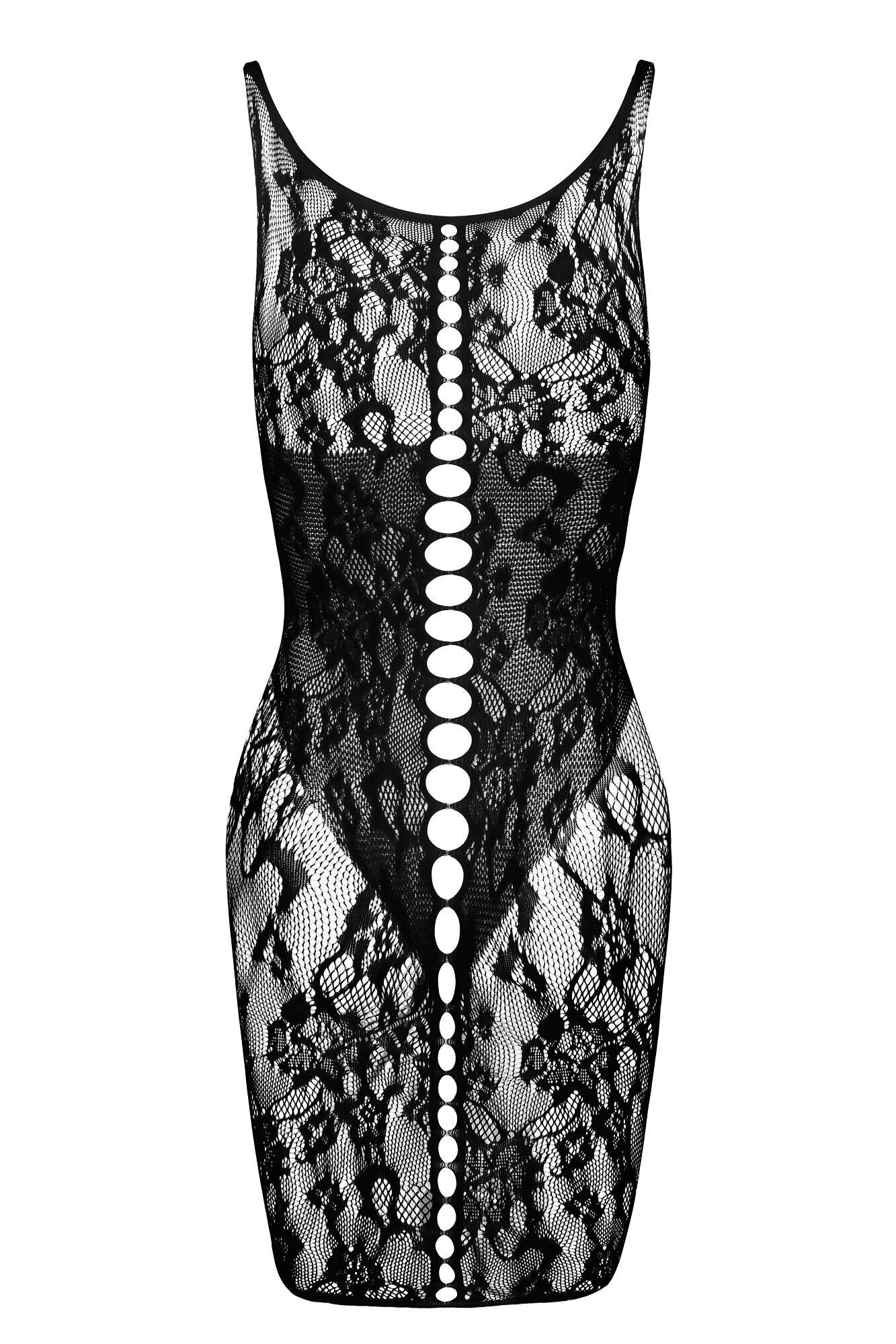 Beauty Night Donna Sexy Sheer Lace Mini Dress — view 3