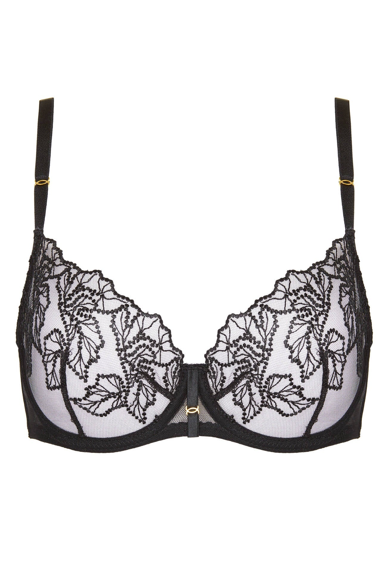 Gorteks Madame Sheer Mesh Demi Cup Bra — view 7