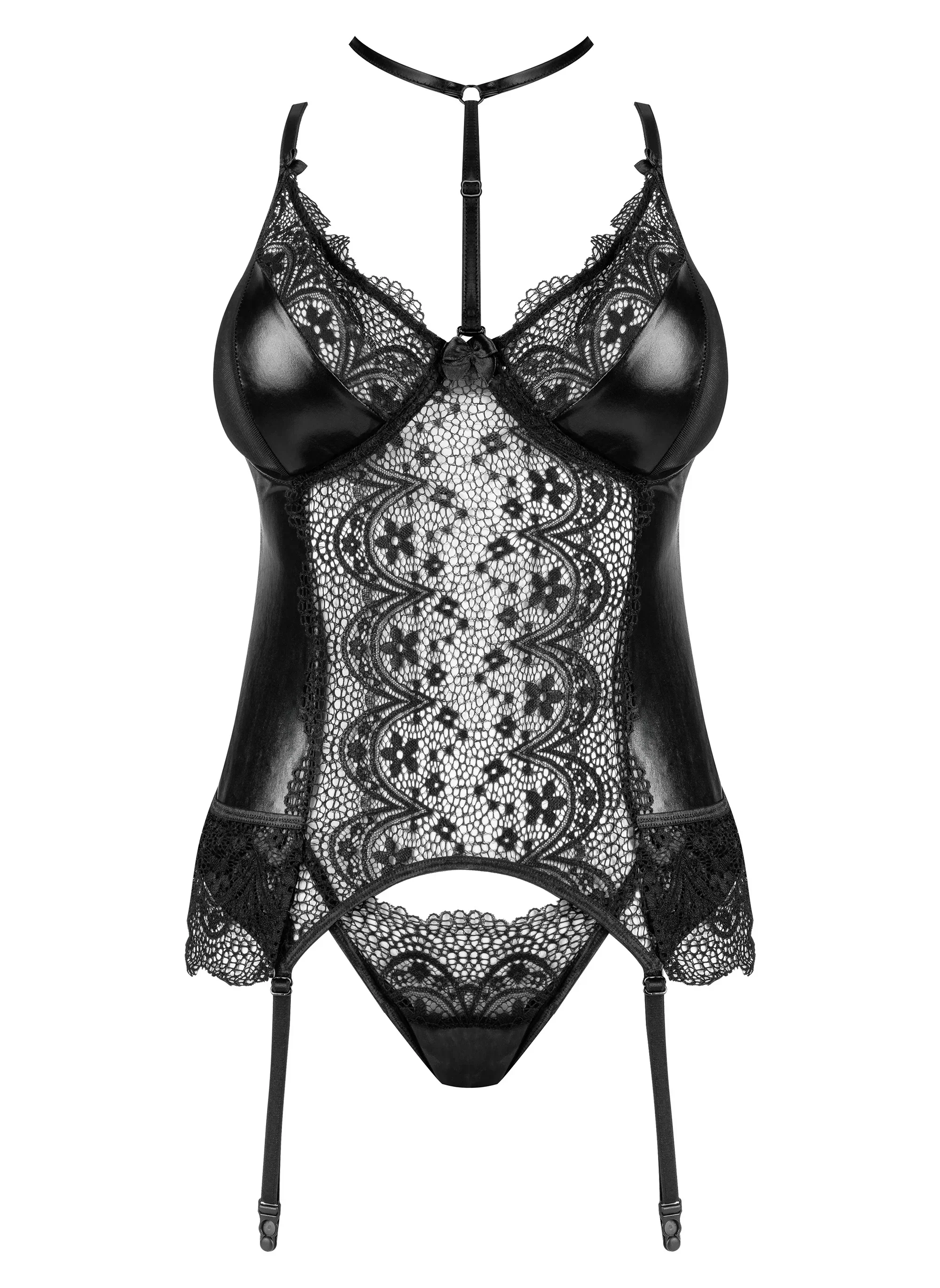 Beauty Night Noir Fantasy Sheer Lace Corset — view 4