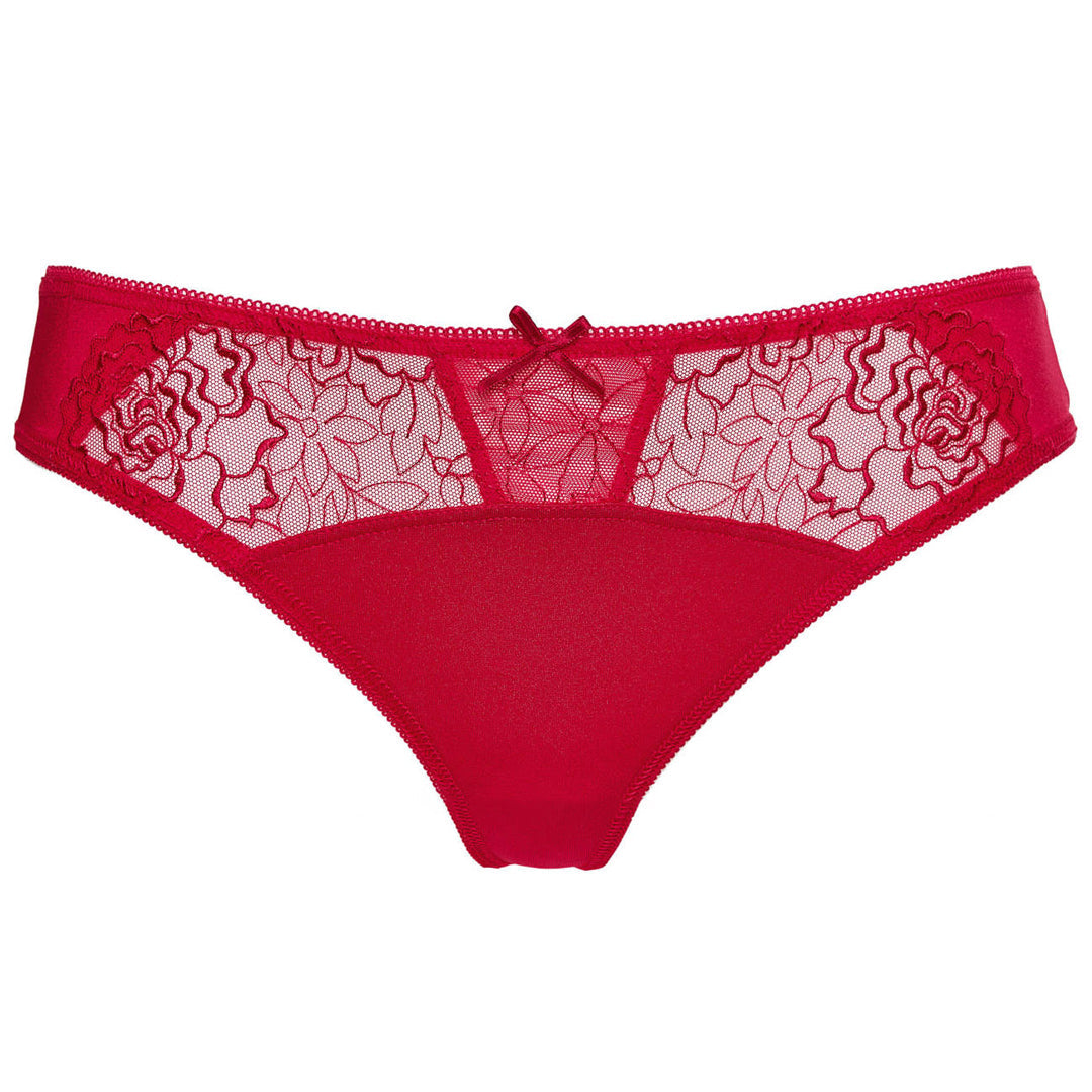 Gorteks Pamela Red Semi Sheer Thong Panty — view 5