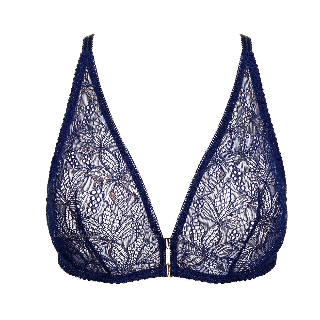 Gorteks Tango Sheer Lace Front Clasp Bralette — view 3