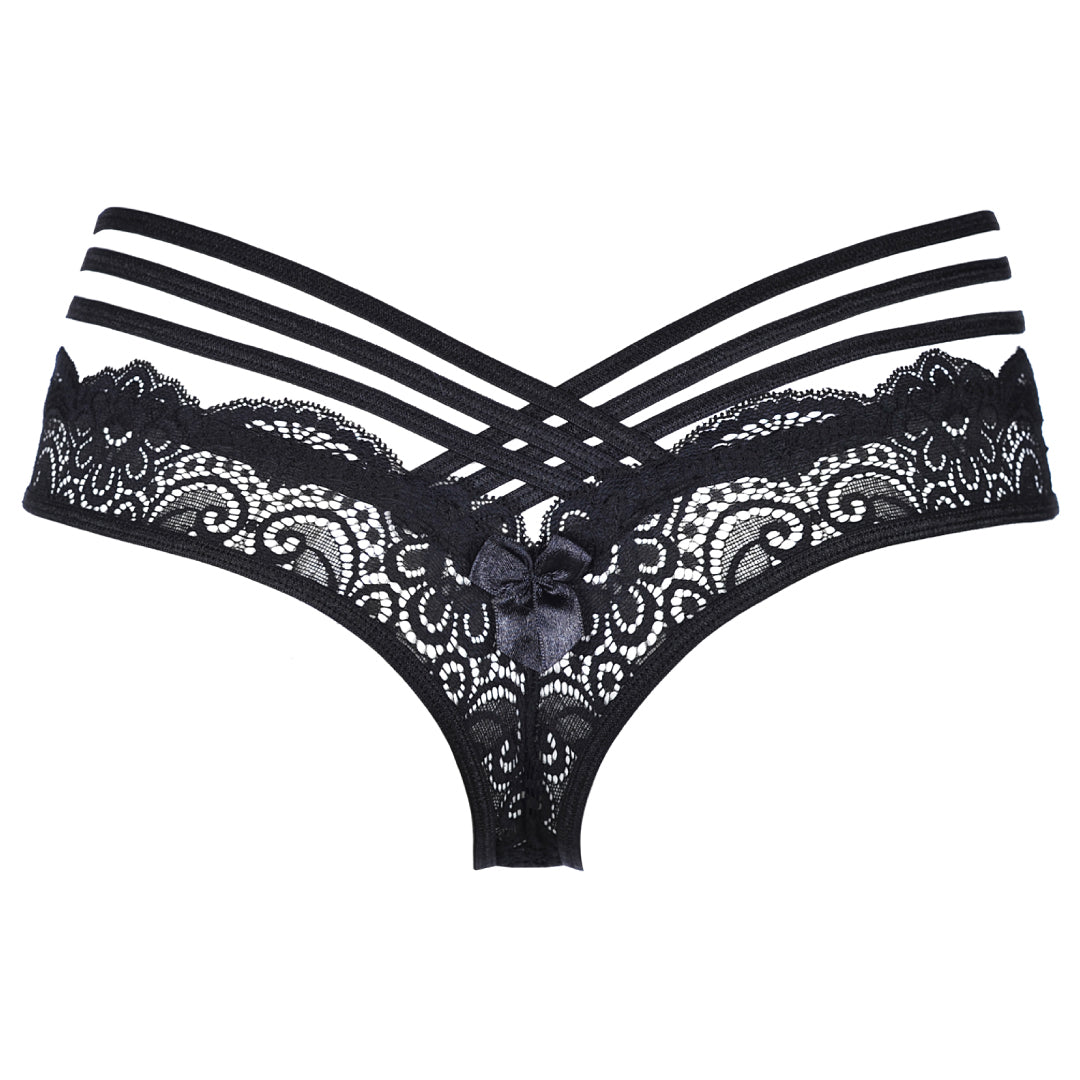 Axami Julianne Strappy Lace Thong Panty — view 6
