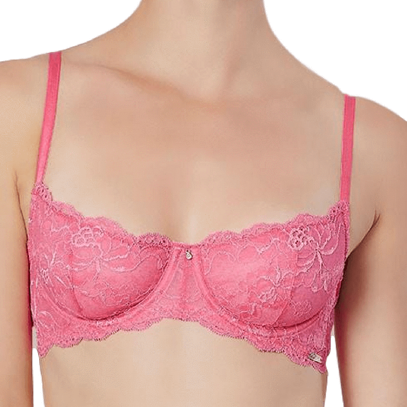 Lace Demi Cup Bra Montelle Intimates Coquette — view 3