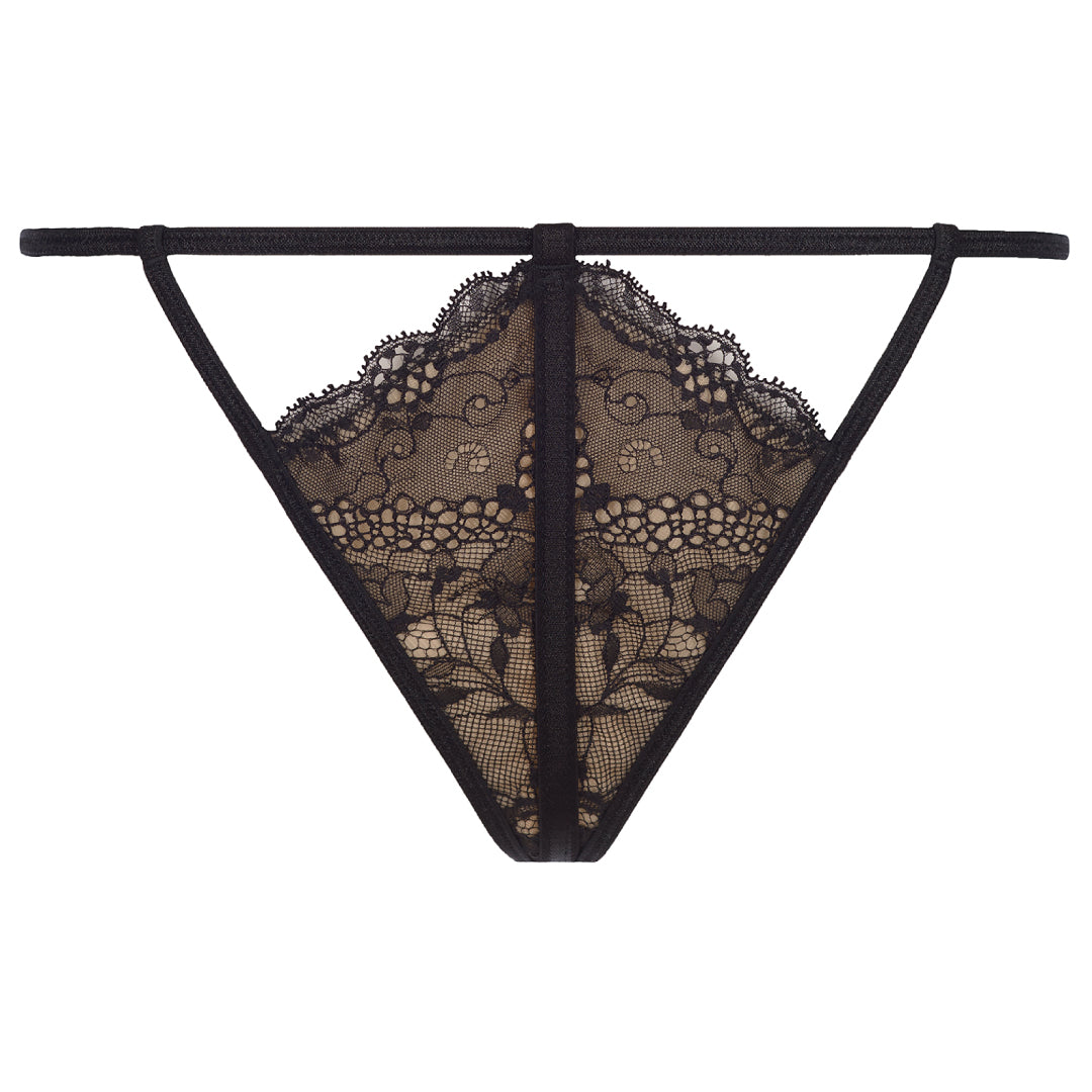 Axami Panna Cotta Lace G-String Thong — view 3