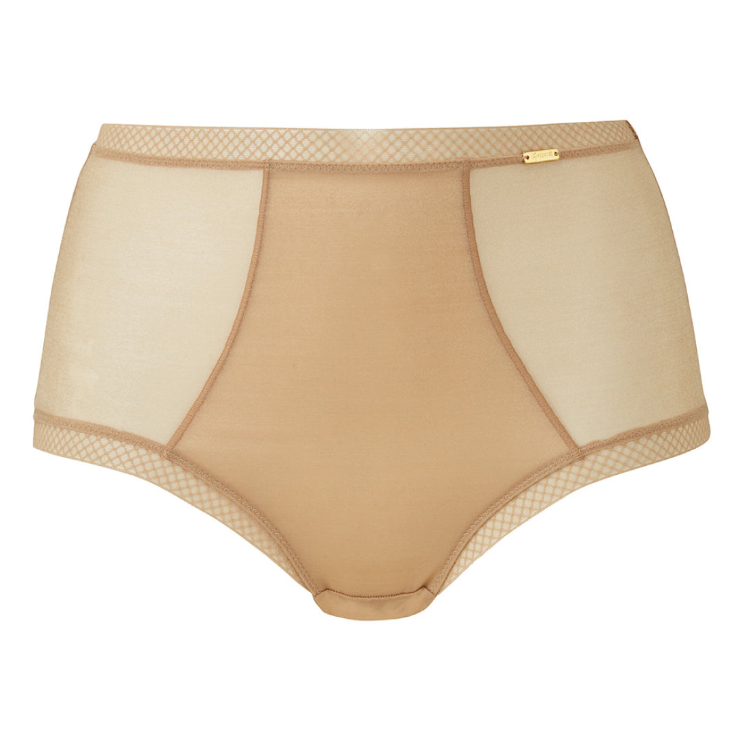 Gossard Glossies Nude Sheer High Waist Brief Panty — view 5