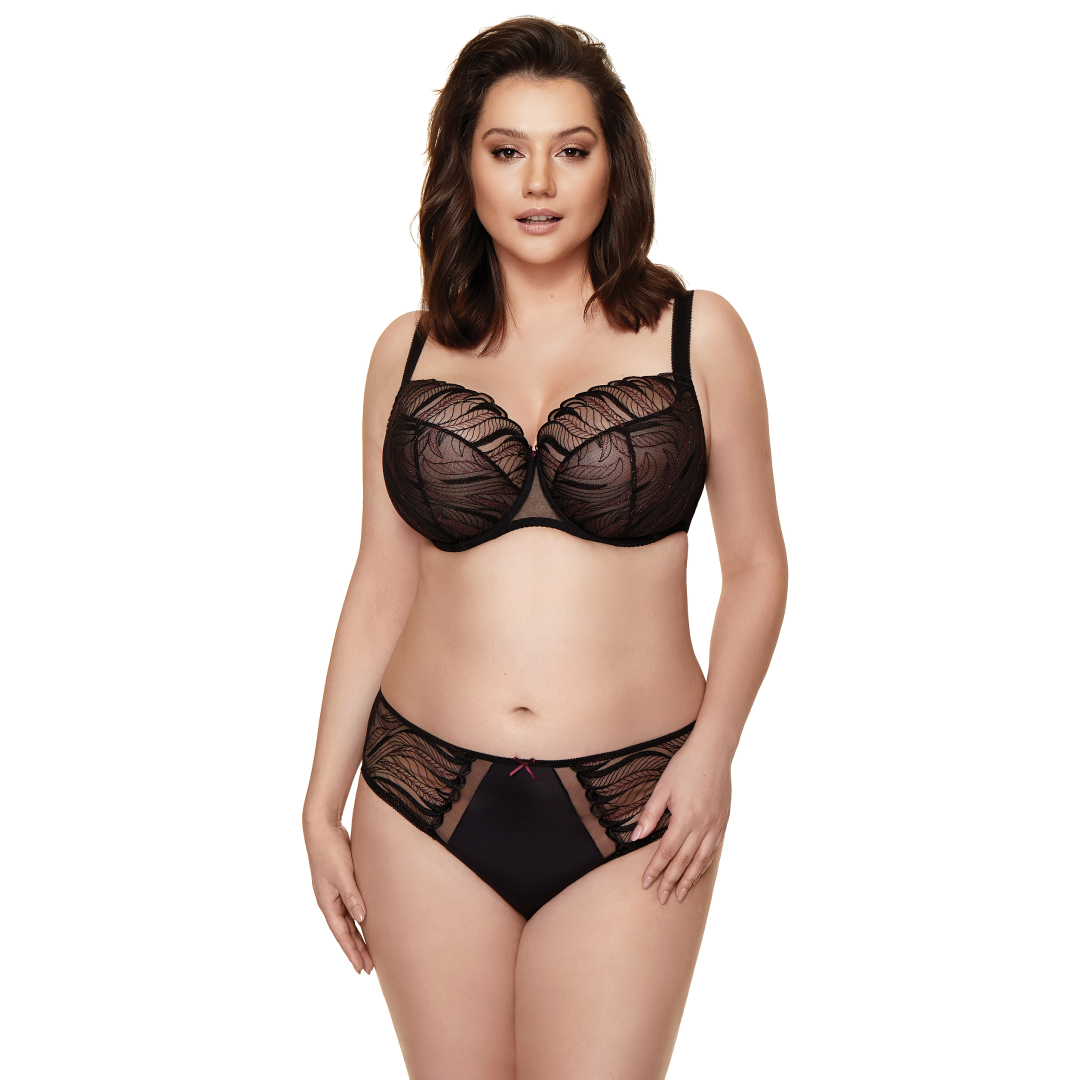 Gorteks Salve Sheer Lace Full Figure Bra — view 6