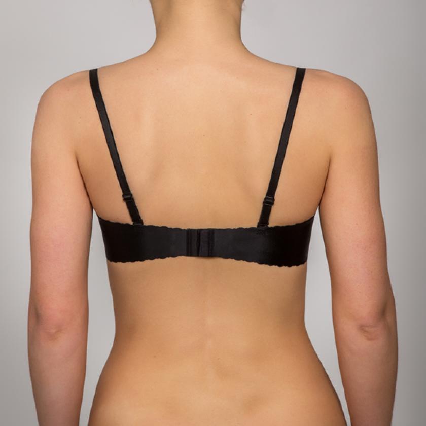 Rosme Invisible Strapless Molded Cup Balconette Bra — view 7