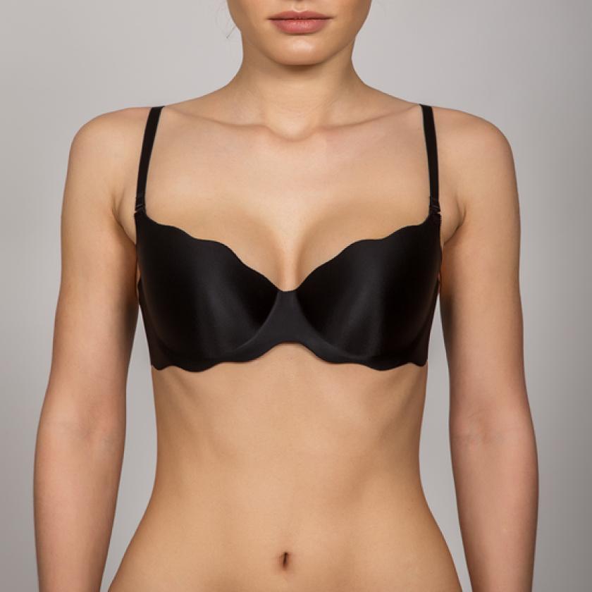 Rosme Invisible Seamless Molded Demi Cup Bra — view 5