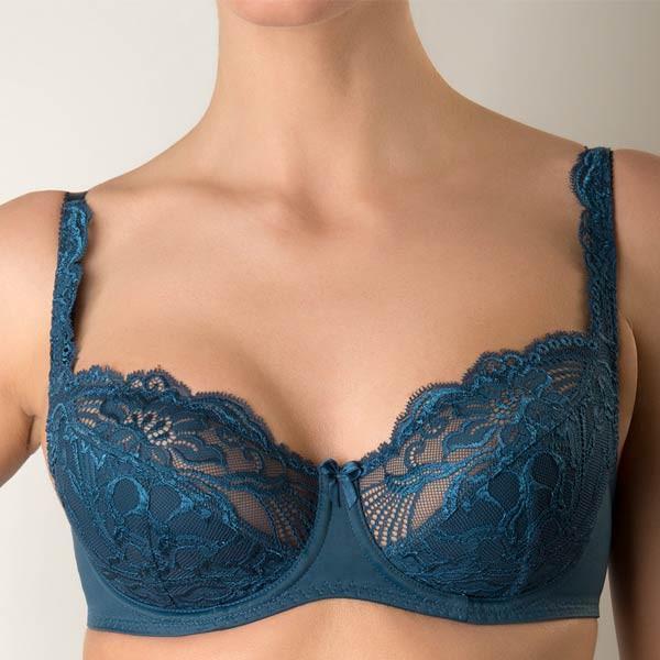Semi-Sheer Lace Full Figure Bra Vova Laura — view 3