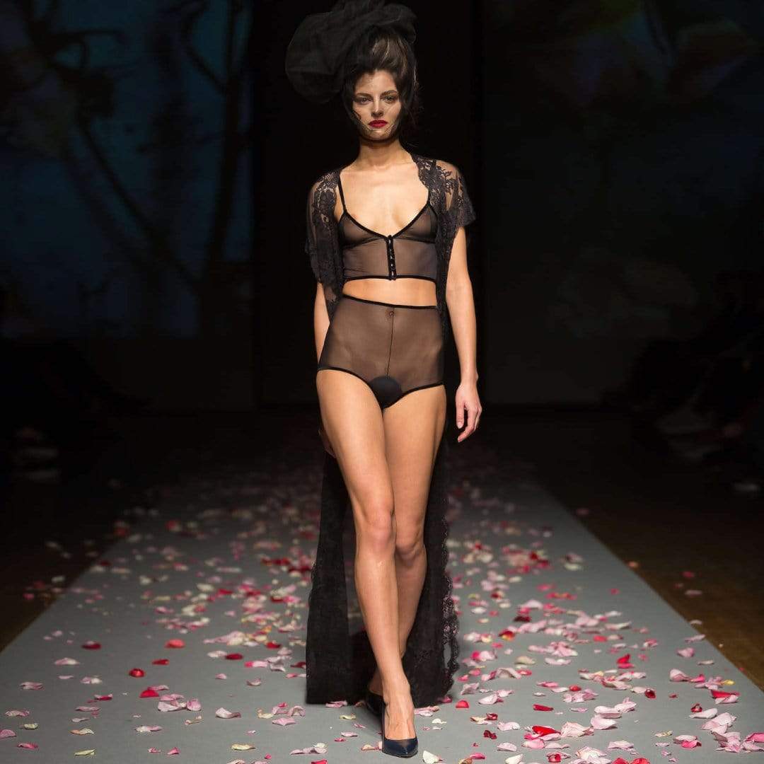 Amoralle Sheer Mesh Lingerie Set — view 4