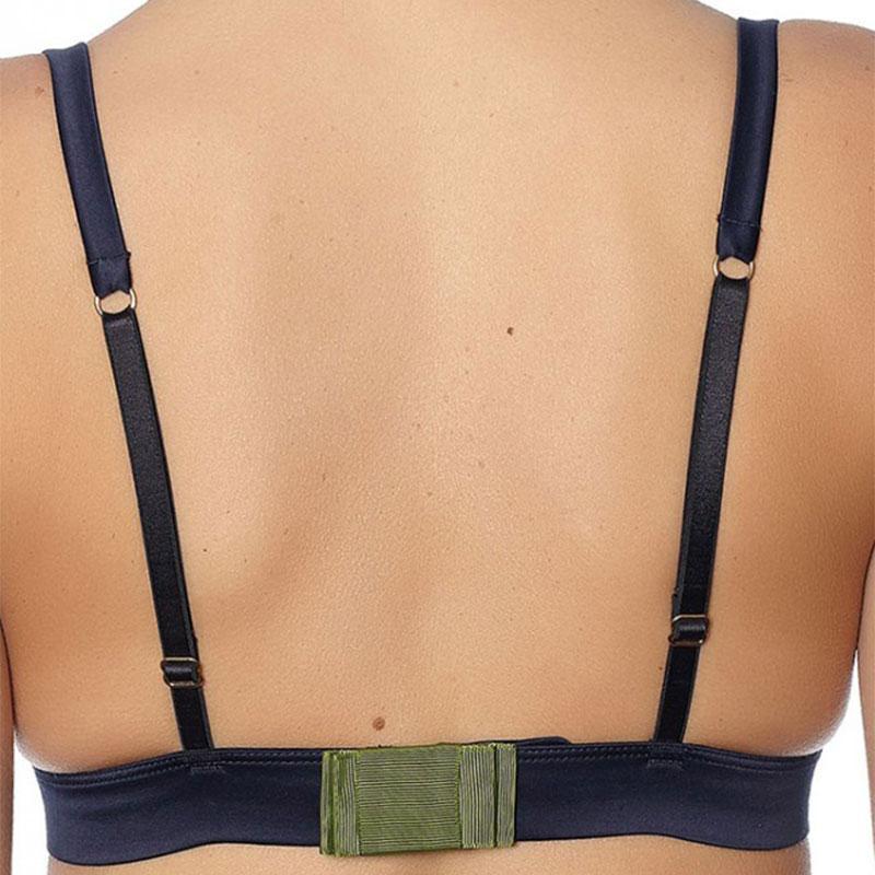 Addition Effrontee Black Sheer Triangle Wireless Bra — view 4