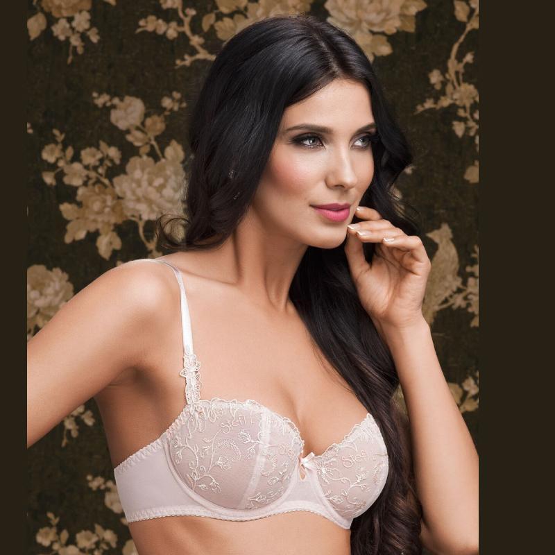 Sheer Balcony Bra Stefi L Apricot — view 4