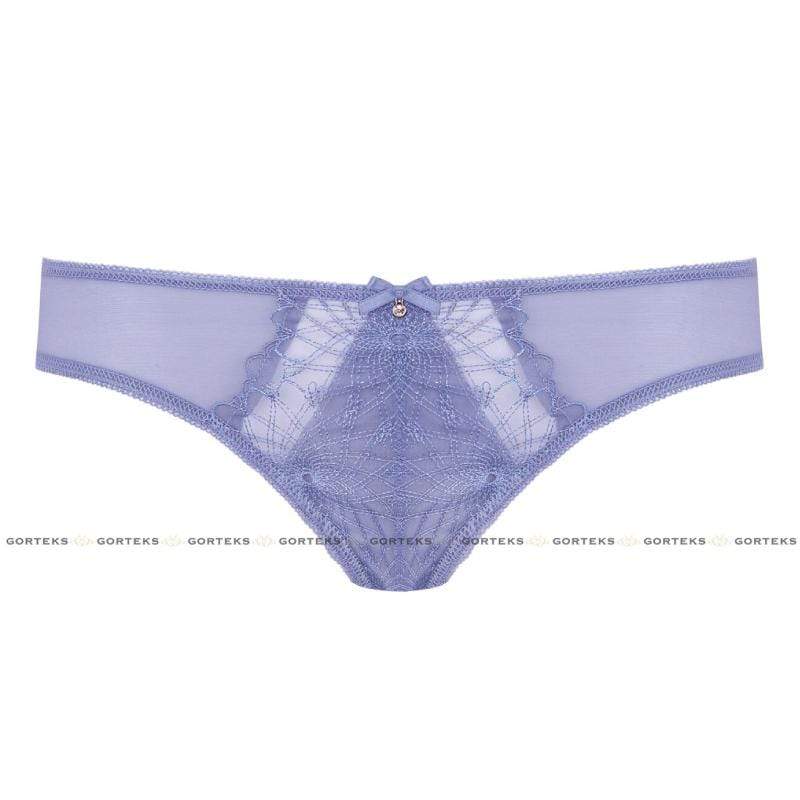 Gorteks Aspen Sheer Embroidered Lace Thong Panty — view 3