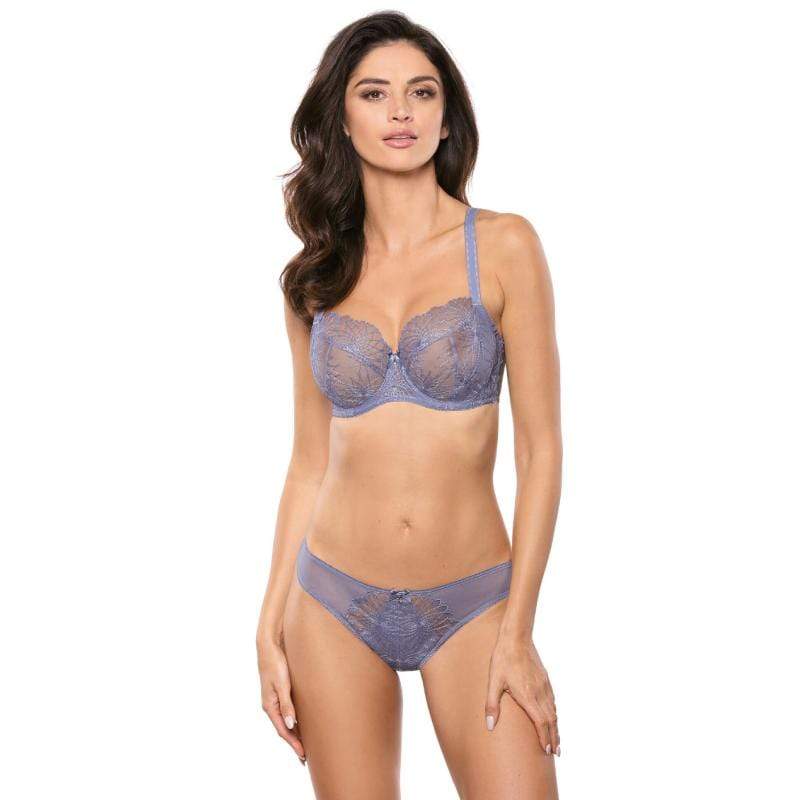 Gorteks Aspen Sheer Embroidered Lace Thong Panty — view 4