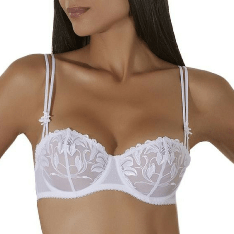 Aubade Jardin Des Delices Sheer Half Cup Bra — view 3
