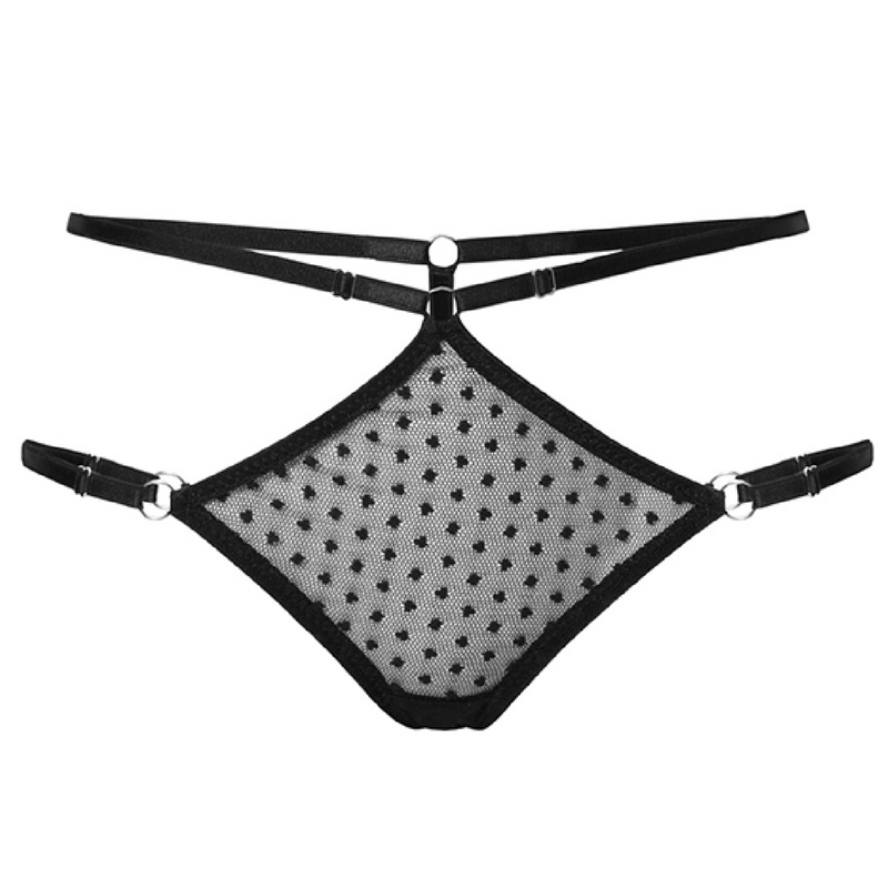 Caprice Revolution Sheer Strappy String Panty — view 5
