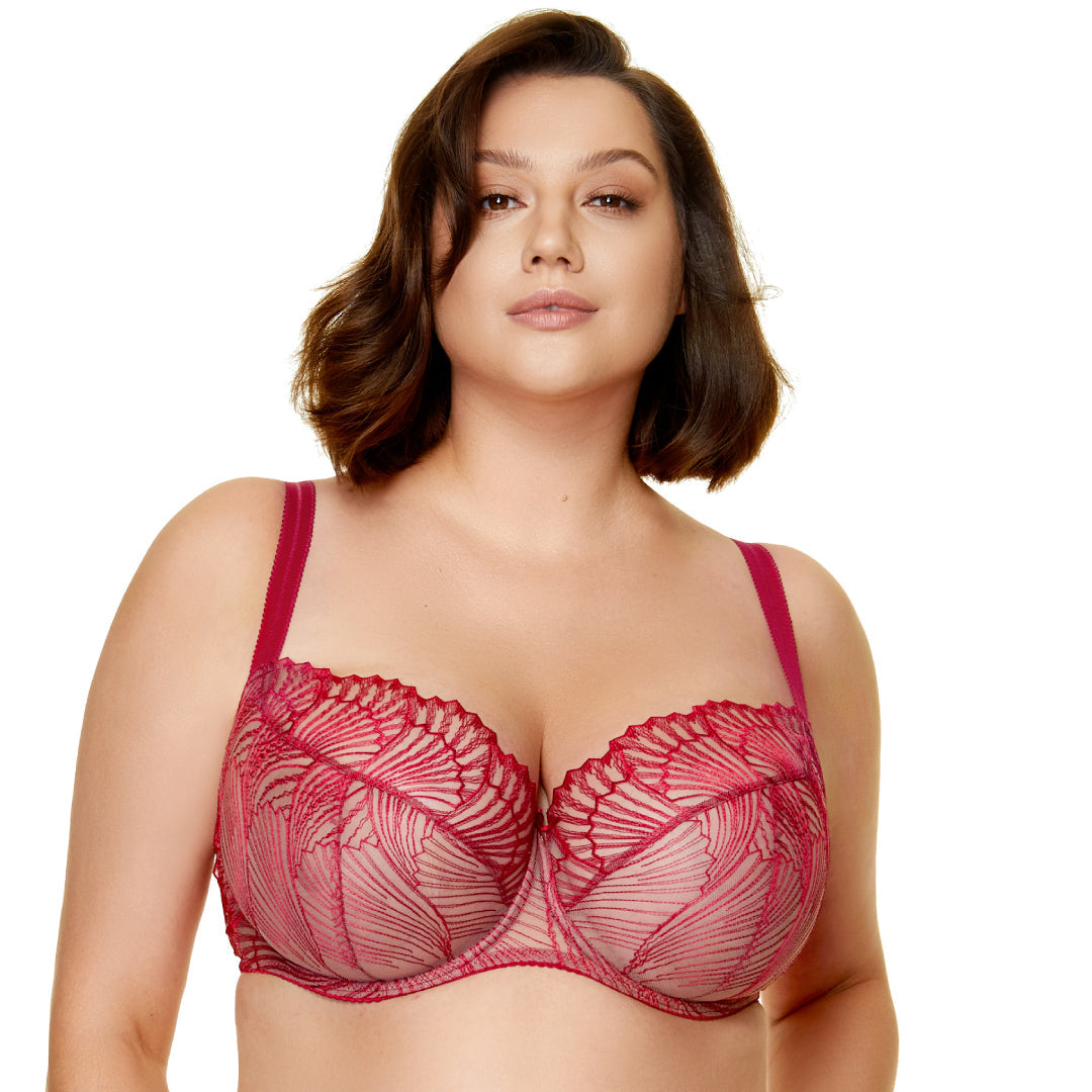 Gorteks Sierra Sheer Mesh Embroidery Full Coverage Bra — view 3